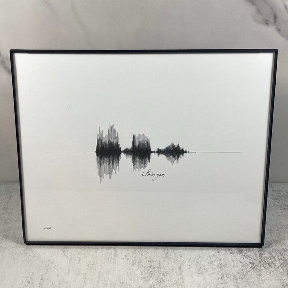 I Love You Soundwave 8x10 Contemporary Frame - Picture 1 of 4